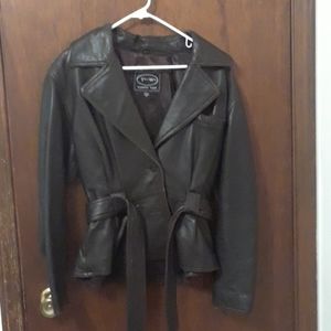 Women's Brown Leather Jacket